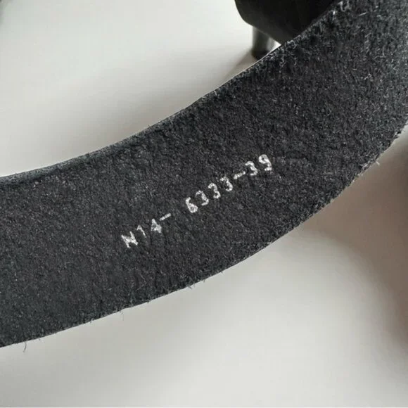 Pedro Garcia Black Pebbled Leather Sandals 4.25 Inch Heel - Size EU 39 (US 8) - Picture 15 of 17